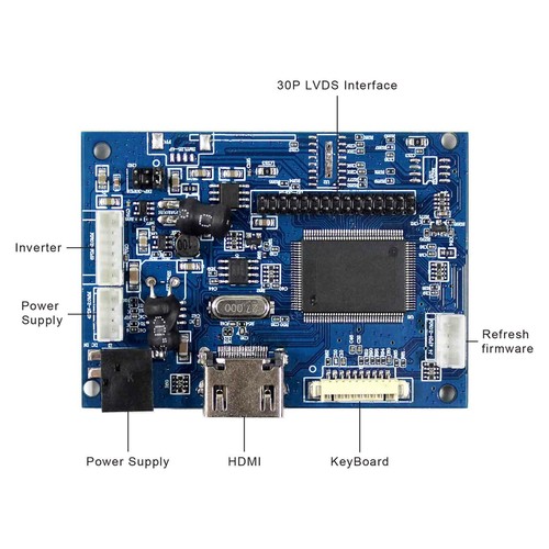 HD LCD Controller Platine VS-TY2660H-V1 für 12,1 Zoll LB121S03-TL04 800x600 LCD - Bild 3 von 5