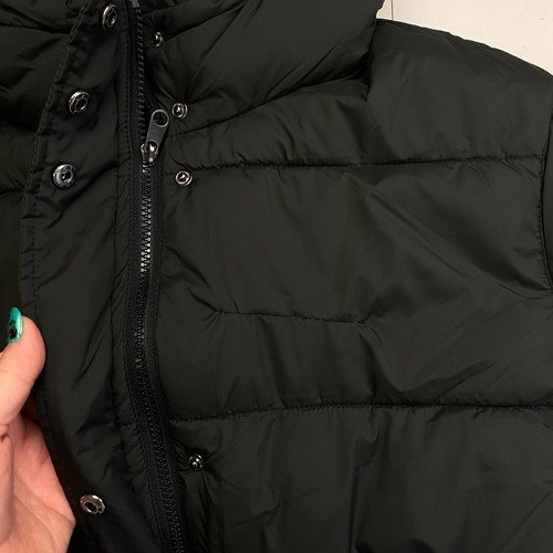 VERO MODA Women Black Padded Hooded Belted Jacket Coat Size S - Picture 14 of 14
