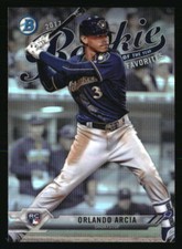 Orlando Arcia 2017 Bowman #ROYF-10 BASEBALL Card