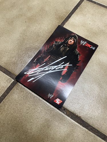 Original Undertaker Autogramm Handsigniert Auto Autograph Card WWE 2K14 Signed - Bild 2 von 15