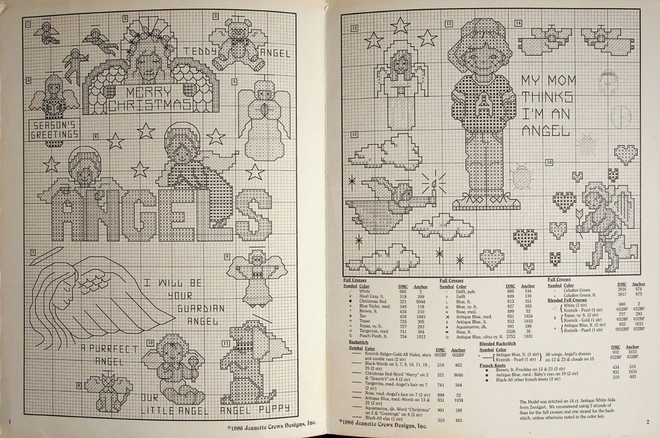 Angels 23 One Nighters Cross Stitch Patterns By Jeanette Crews - Image 2 of 3