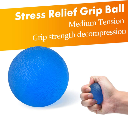 Hand Grip Strengthener Set 7 Pack Finger Exerciser Forearm Trainer Stress Ball - Picture 7 of 8