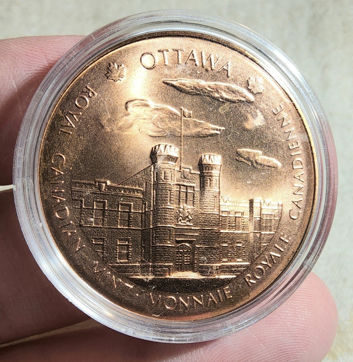 ROYAL CANADIAN MINT MONNAIE 記念メダル VINTAGE OTTAWA & WINNIPEG BRONZE MEDAL COIN ROYAL CANADIAN