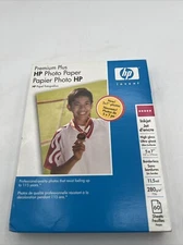 HP Premium Plus High Gloss Ultra Brilliant 60 Sheets 5x7 Inches Photo Paper