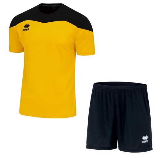 Errea Gareth FULL football m club kit strip set uniform yellowblack Errea Gareth FULL football m club kit strip set uniform yellowblack