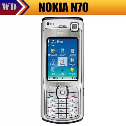 Teléfono Celular Nokia N70 Moda 2G 3G Bluetooth FM Música Teléfono Original - Imagen 12 de 12