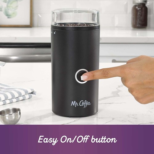 Mr. Coffee Simple Grind 14 Cup Coffee Grinder, Black - Picture 4 of 7