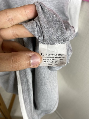 Yves Saint Laurent YSL Italy T Shirt Vintage Tee Luxury Distressed Double Layer - Picture 9 of 12