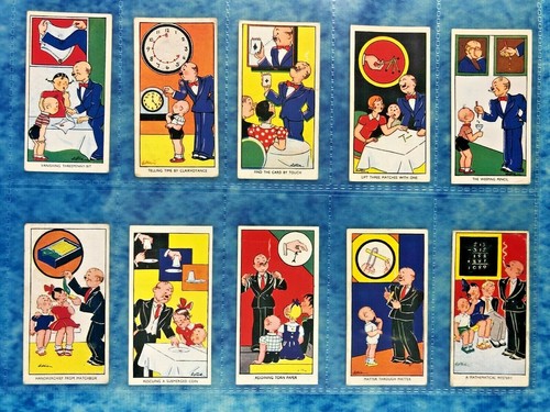 Carreras Trucos Divertidos y Cómo Hacerlos Juego Completo de 50 Tarjetas de Cigarrillo 1937 - Imagen 6 de 11