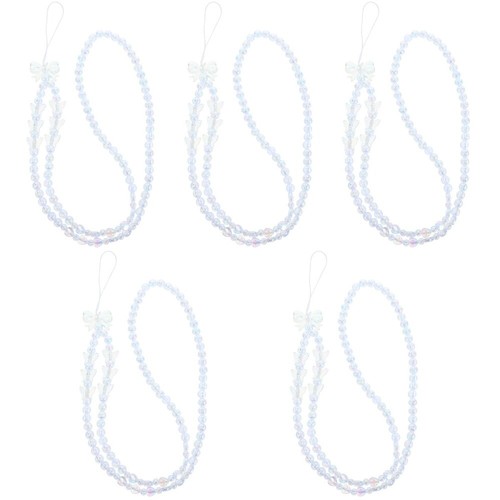 5 Pieces Mobile Phone Straps Decorative Lanyard Cellphone Beaded - Zdjęcie 11 z 12
