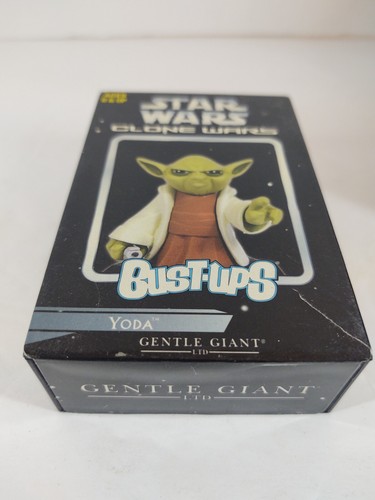Star Wars: Clone Wars - Bust-Ups - YODA - SELLADO DE FÁBRICA - 2006 - Imagen 6 de 6