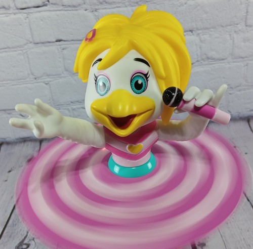 Vtg Chuck E Cheese Helen Henny Duck Goose PRIZE Spin Swirling Twirl Toy Lights - Picture 18 of 23