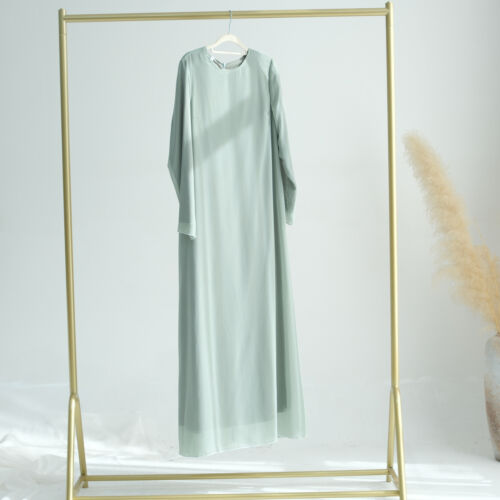 Dubai Women Open Abaya Cardigan Maxi Dress Turkey Islamic Long Robes Ramadan New - Picture 12 of 45
