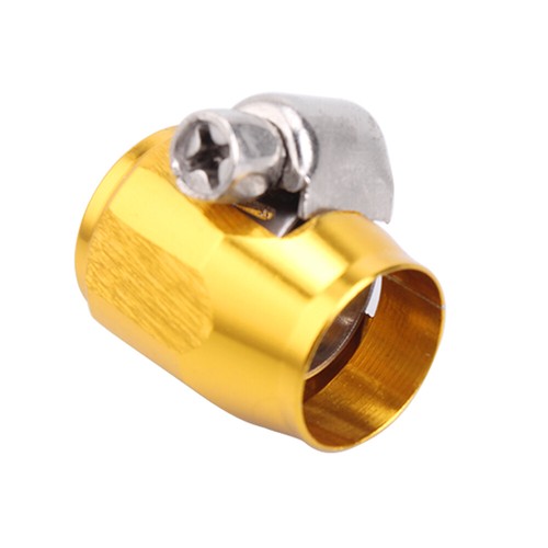3PCS AN4 Fuel Hose Clamp Oil Water Tube Hose Fittings Clamps Hex Finishers - Picture 11 of 27