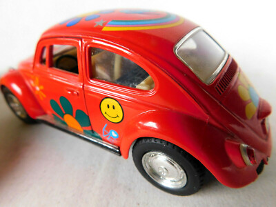 1967 Volkswagen Beetle w/ Flowers Decals Plus New Beetle 1