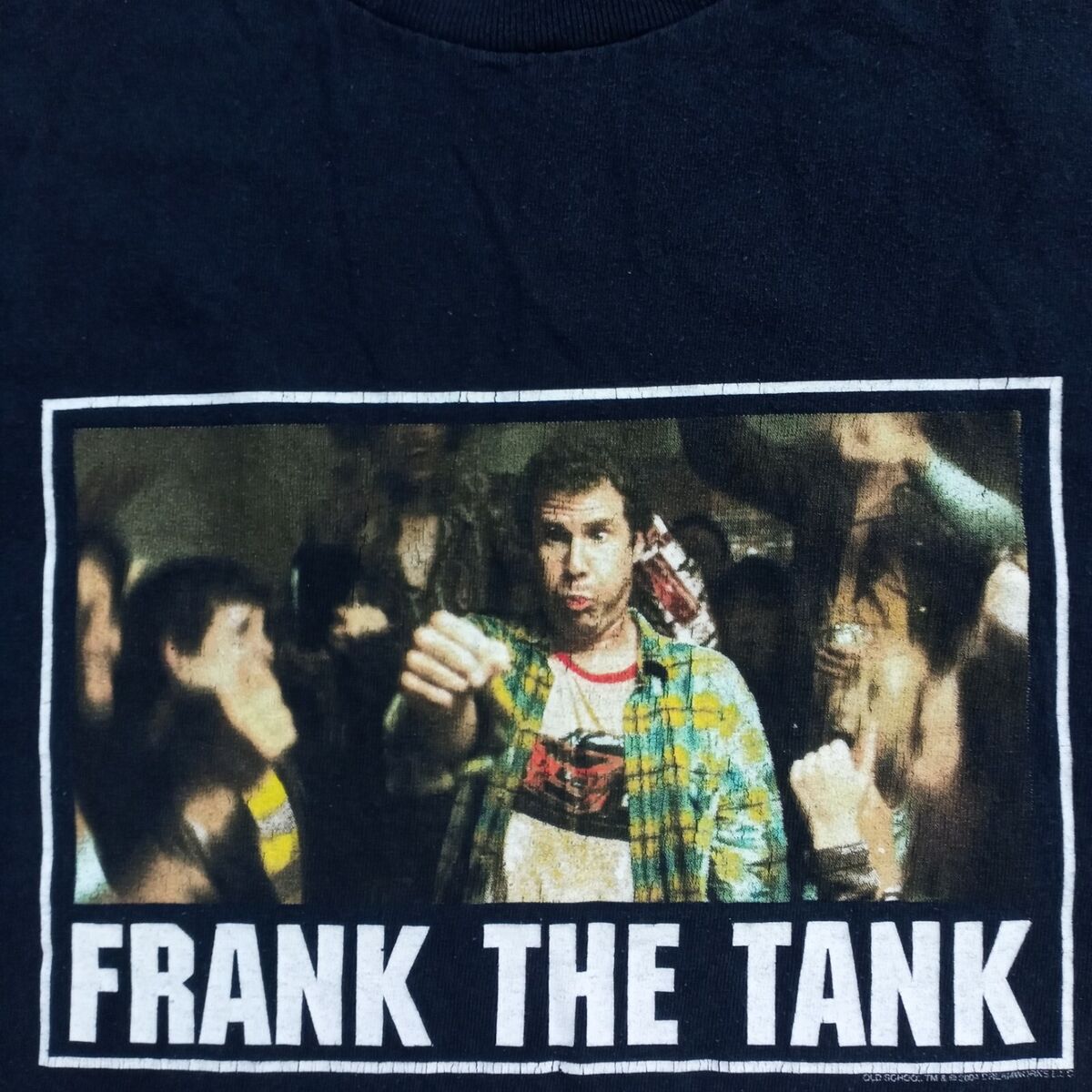 Vintage Frank The Tank Old School Movie Promo T Shirt Size XL