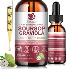 Soursop Graviola Extract Liquid Drop Antioxidant Immune Digestive Health Support