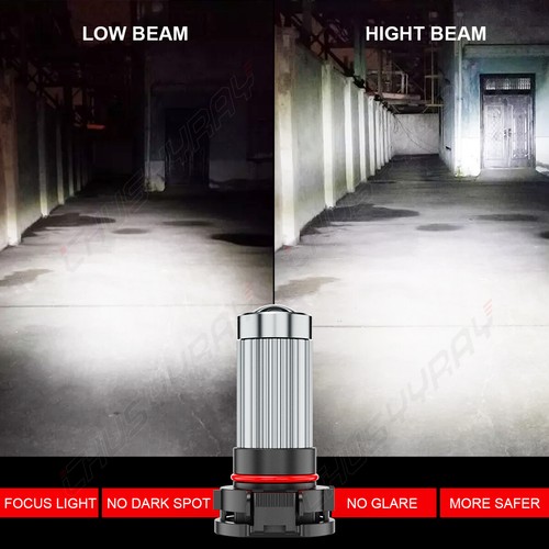 2X H16 5202 Halogen Fog Light Bulbs 4200K WHITE For 2007-2013 GMC Yukon Denali - Picture 11 of 13