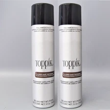 2 PACK -  Toppik Colored Hair Thickener Spray 5.1 oz - MEDIUM BROWN