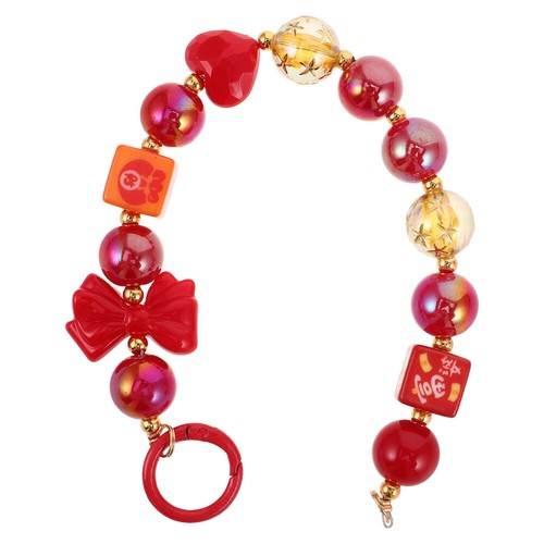 Beaded Phone Lanyard Chinese Charm Wrist Strap Women Cellphone - 第 8/12 張圖片