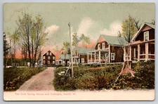 Vintage Postcard C1908 Cold Spring House Averill VT Advertising Rutland Fair