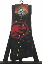 Jurassic World Holiday Crew Socks NIP SZ 10-13