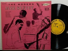 THE MODERN JAZZ SEXTET LP NORGRAN MG N-1076 MONO DG 1956 Jazz GILLESPIE STITT 