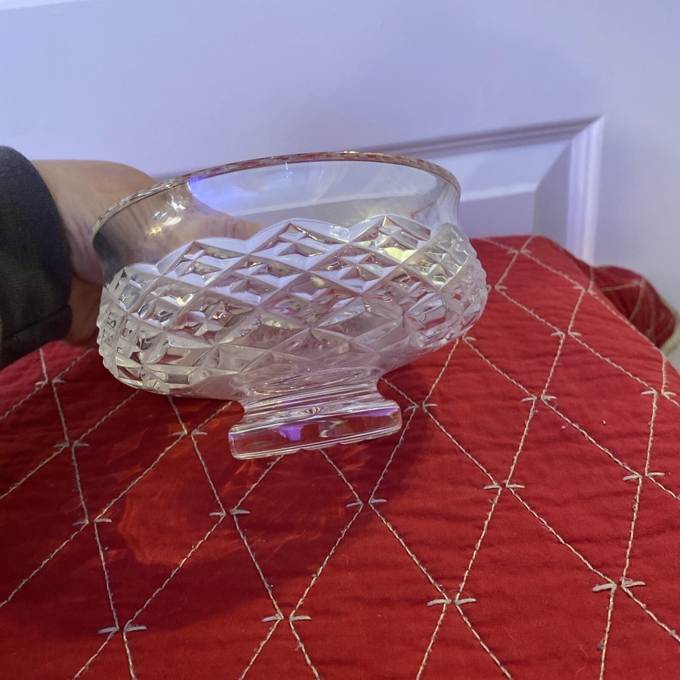 WATERFORD CRYSTAL FOOTED BOWL COMERAGH PATTERN eBay