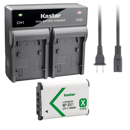 Kastar Battery Rapid Charger for Sony NP-BX1 BC-CSX & Sony HDR-CX405 Camera - Picture 7 of 10