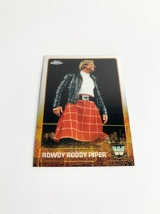 Rowdy Roddy Piper 2015 Topps Chrome WWE Base Card # 88