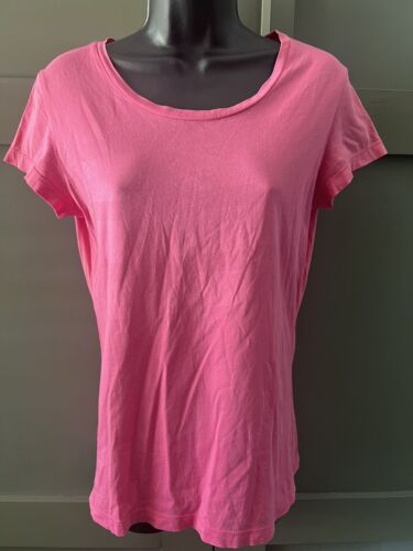 Lilly Pulitzer Vintage Pullover Top Pink T-Shirt Short Sleeve Sz Small Crew Neck - Picture 2 of 4