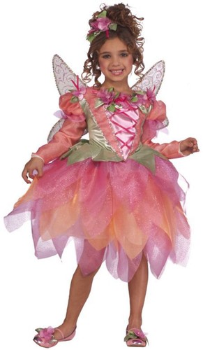 Rubies Deluxe Pink Pixie Girl's Costume w/Tutu Dress, Headpiece, Wings 881759 - Picture 2 of 4