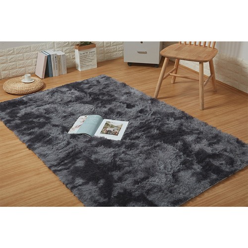 Shaggy Fluffy Area Rug Anti Skid Living Room Bedroom Carpet Ultra Soft Floor Mat - Picture 19 of 30