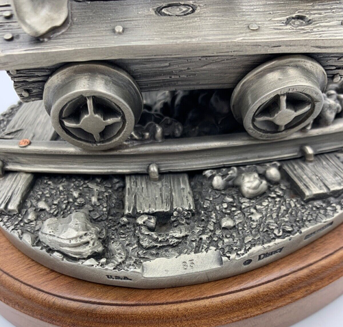Disney Riding the Rails Chilmark Pewter Sculpture #85 Mickey & Donald Duck - Picture 9 of 13