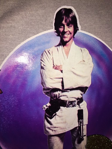 vTg 1977 NOS Star Wars Luke Skywalker Last Jedi Kenner Han Solo story T-Shirt M - Picture 3 of 12