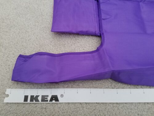 2 X Borse Shopping Tote Riutilizzabili Tasca Pieghevole Viola Nuove - Foto 2 di 6