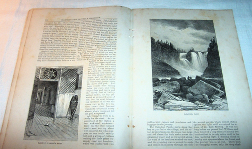 1884 Lake Superior North Shore Travel , Duluth Minnesota Nipigon Indians Fort - Picture 7 of 9
