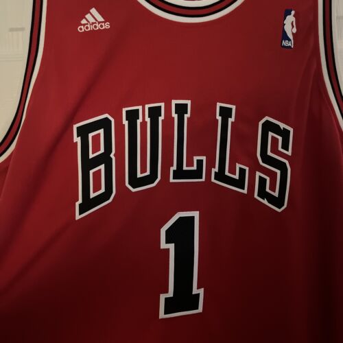 Camiseta deportiva Derrick Rose de los Chicago Bulls swingman - Adidas - adulto XL +2" de largo - nueva con etiquetas - Imagen 3 de 10