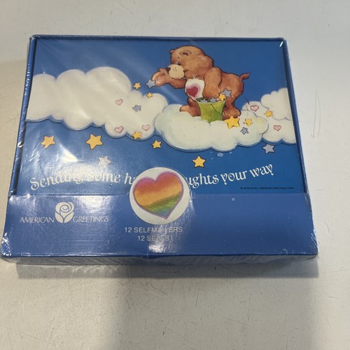 Vintage ︱American Greetings︱Care Bears︱1982︱SelfMailers︱Seals ︱Cards︱NEW - Picture 6 of 11