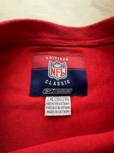 Boston Patriots Reebok 60 Gridiron Classic Football Jersey 2XL New England Red - Picture 11 of 15