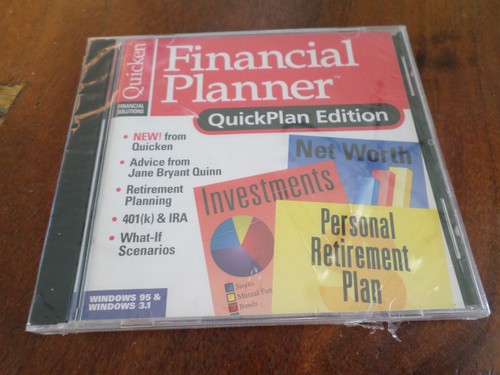 Quicken Financial Planner Win 95, Win 3.1 QuickPlan Edition ¡NUEVO SELLADO!! - Imagen 1 de 2