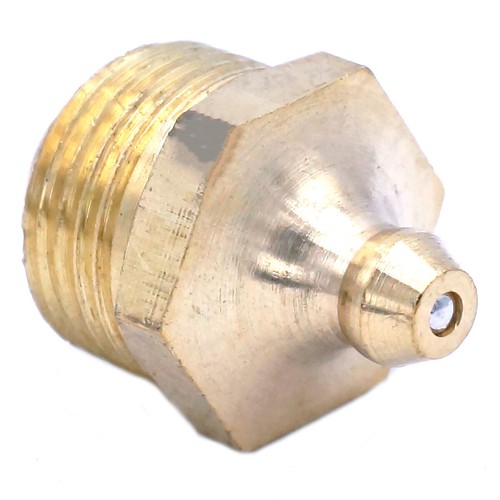Metric BSP NPT Male Thread Brass Hex Grease Zerk Nipple Fittings For Grease Gun - Picture 112 of 119