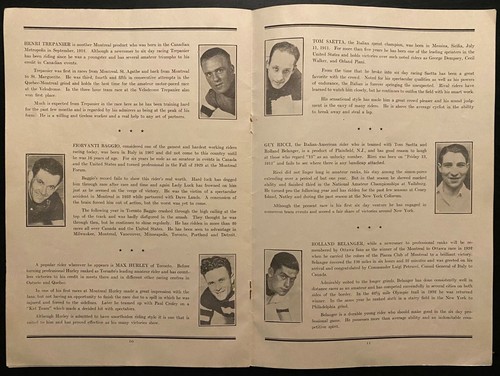 1936 Ottawa's First International Six Day Bike Race Program  - Picture 4 of 6