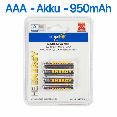 Akku Accu AA AAA HEI ENERGY HEITECH Micro 700mAh 900mAh / Mignon 1200mAh 2500mAh - Bild 3 von 5