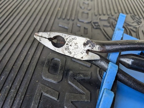 #aw891 ARMSTRONG 12" SAFETYWIRE PLIERS 68-178 GMTK - Picture 2 of 21