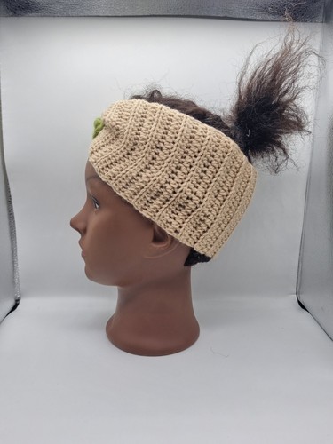 Gestrickte Damen zweifarbiges Stirnband - Bild 2 von 2