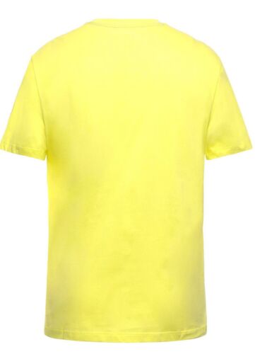 Armani Exchange Yellow Black Logo Cotton Short Sleeve Men's T-Shirt Sz XL - Picture 2 of 10