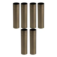 18x Candle Covers Sleeves Crystal Chandelier Socket Cover 25*100mm Bronze