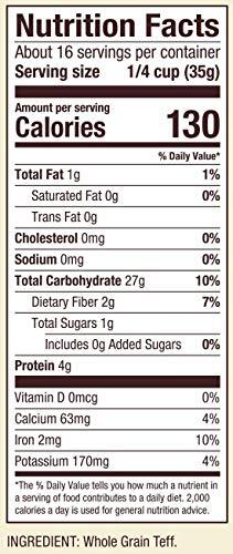 Bob's Red Mill Teff Flour 20-ounce Pack of 4 - Picture 4 of 6