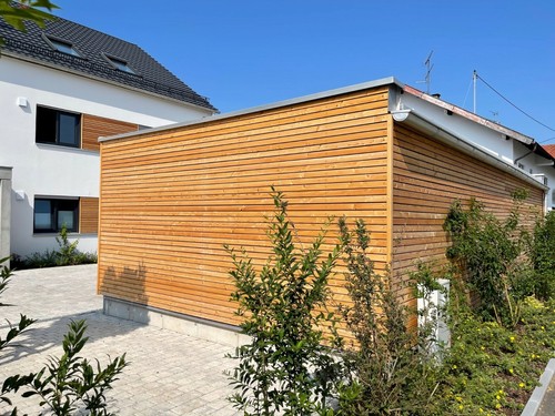 Rhombusleisten 30°, 21 x 69 mm, Sib. Lärche Premium Fassade Rhombus Zaun, Muster - Bild 8 von 30